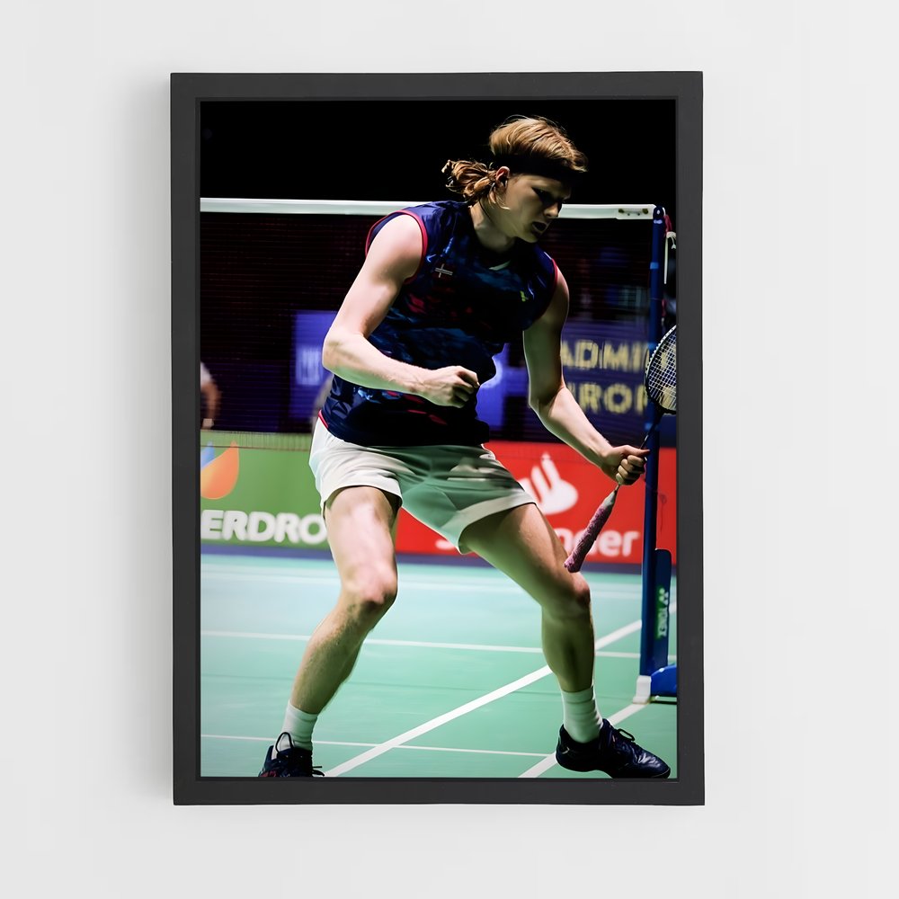 Poster Anders antonsen Antonse – affiche Badminton (vue 2)